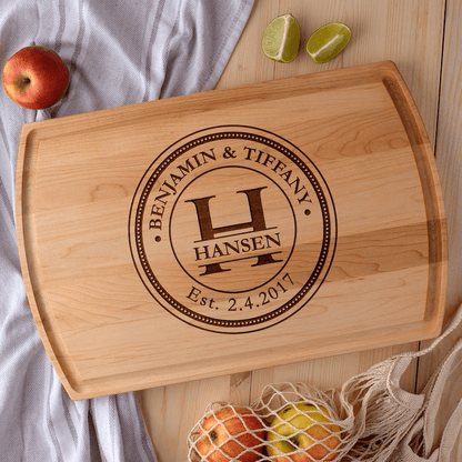 Personalized Wood Cutting Board