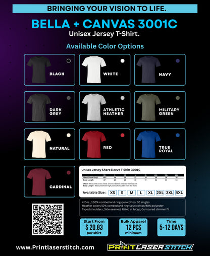 Bella Canvas - 3001C Unisex Short-Sleeve T-Shirt