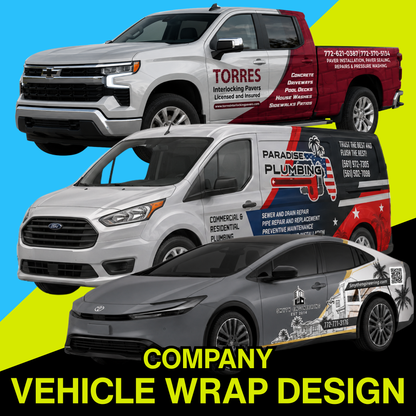 [DESIGN ONLY ] Company Vehicle Wrap Design