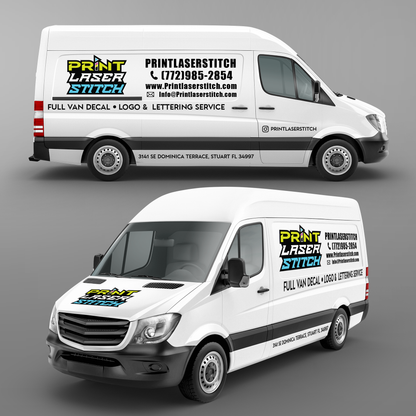 Full Van Decal – Logo & Lettering Service