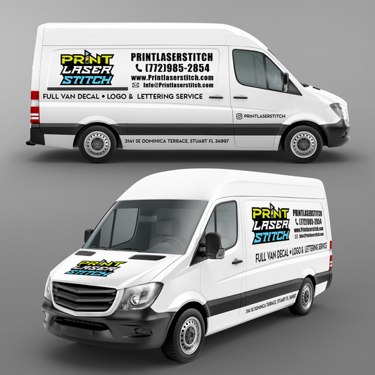 Full Van Decal – Logo & Lettering Service