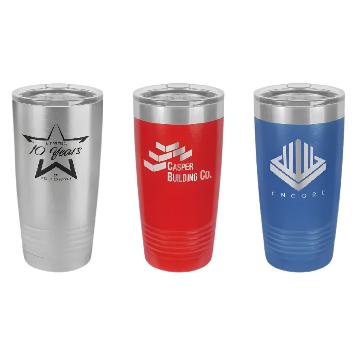 Custom Laser Engraved Stainless Steel Tumbler