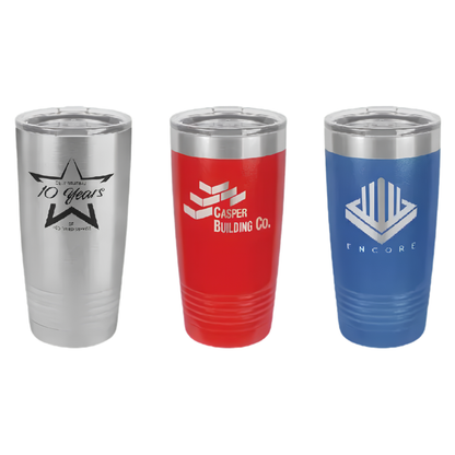 Custom Laser Engraved Stainless Steel Tumbler