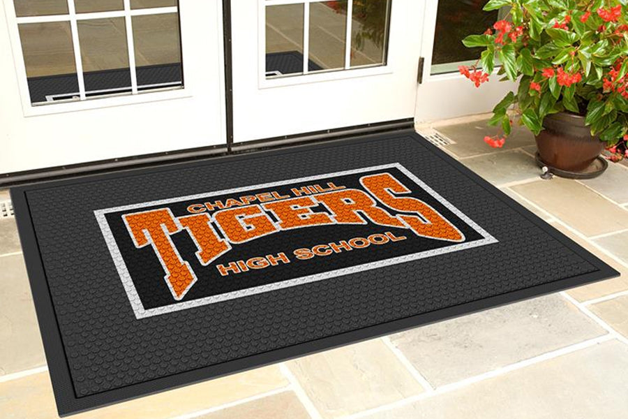 Rubber Scraper Logo Mats