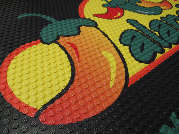 Rubber Scraper Logo Mats