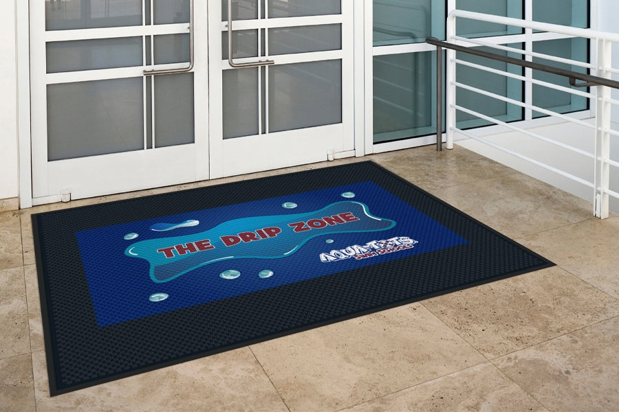 Rubber Scraper Logo Mats