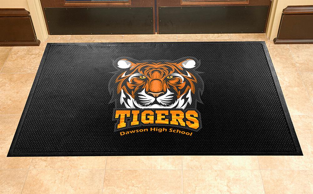 Rubber Scraper Logo Mats