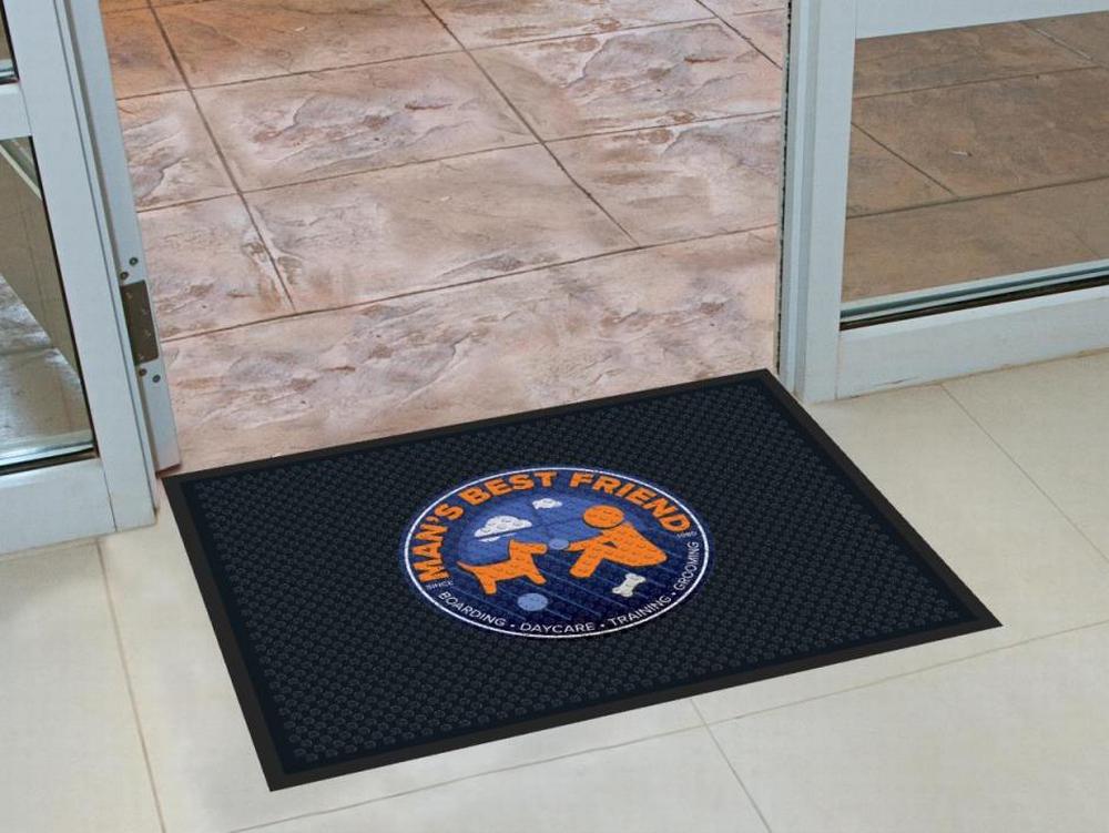 Rubber Scraper Logo Mats