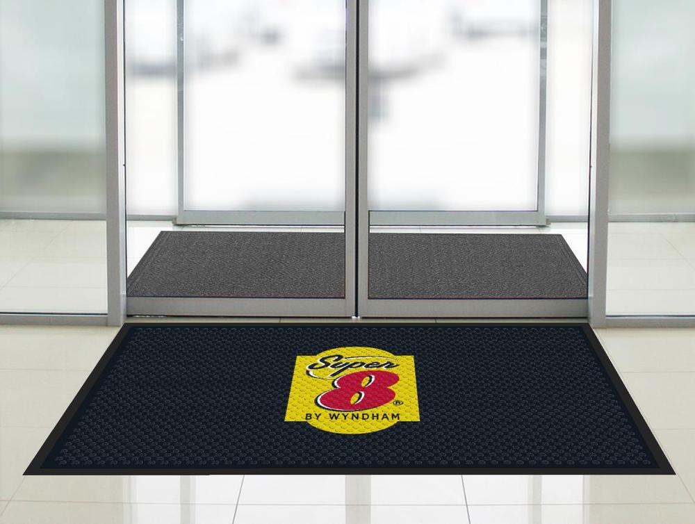 Rubber Scraper Logo Mats