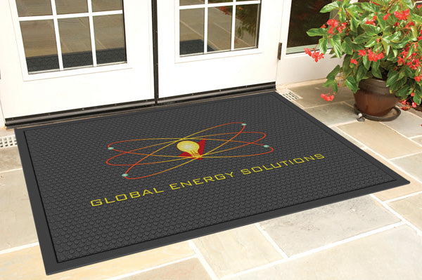 Rubber Scraper Logo Mats