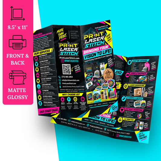 Brochures and Menus