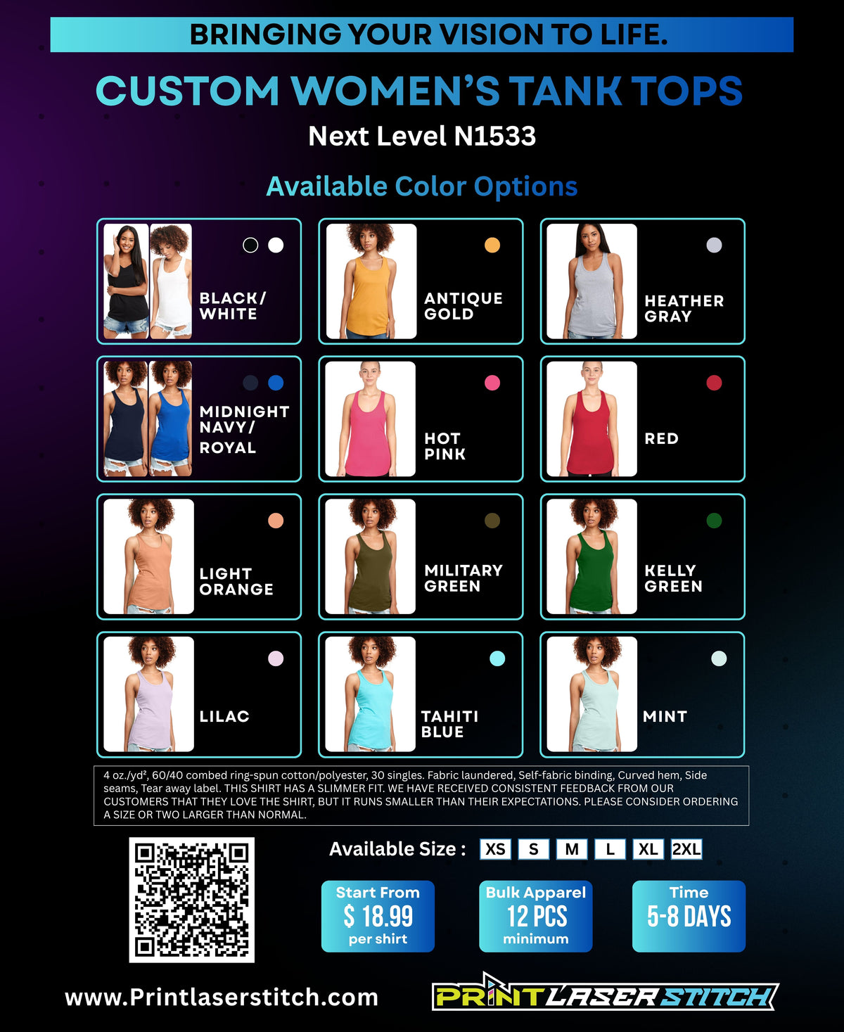 Custom Women’s Tank Tops