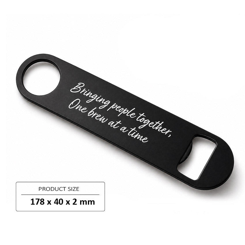 Custom Engraved Speed Bottle Opener Stainless Steel