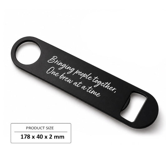 Custom Engraved Speed Bottle Opener Stainless Steel