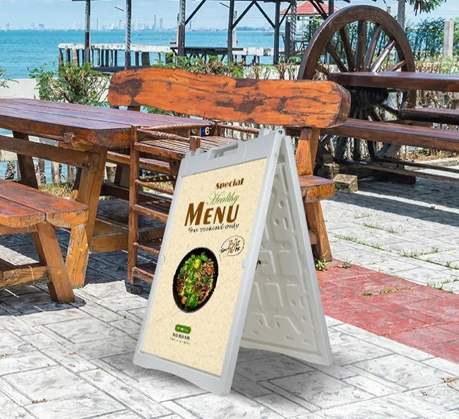 Sandwich Board - White