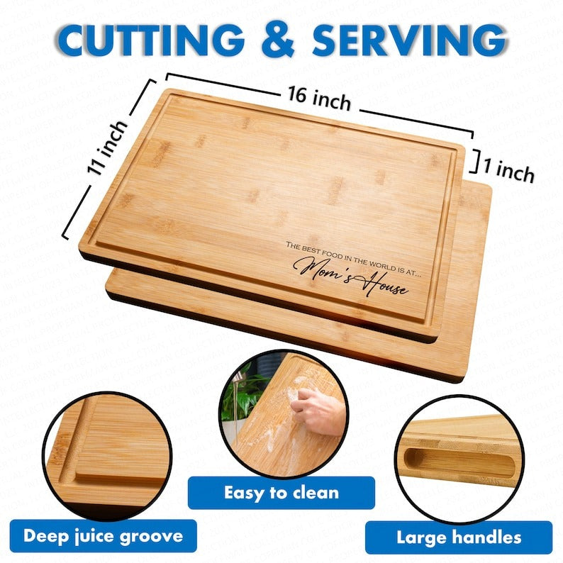 Personalized Bamboo Wood Cutting Board