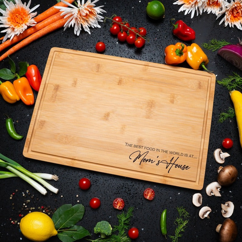 Personalized Bamboo Wood Cutting Board