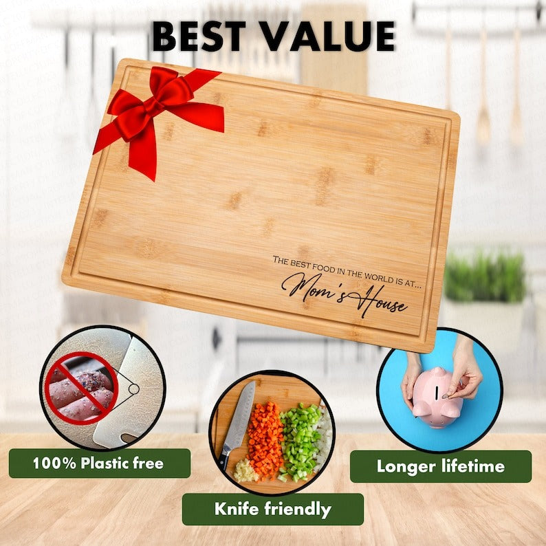 Personalized Bamboo Wood Cutting Board