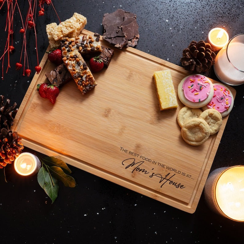 Personalized Bamboo Wood Cutting Board