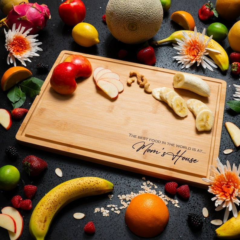 Personalized Bamboo Wood Cutting Board